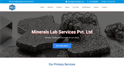 Desktop Screenshot of mineralslab.com